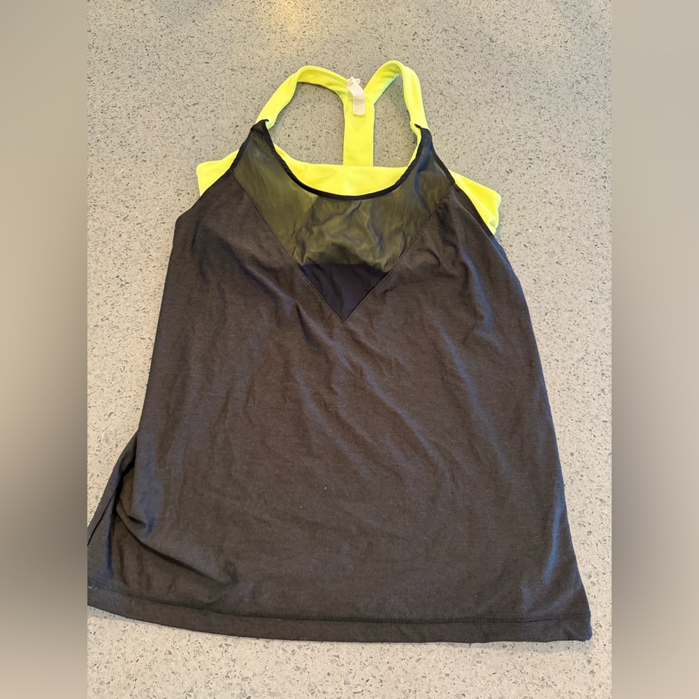 Under Armour Neon Yellow Tank Top